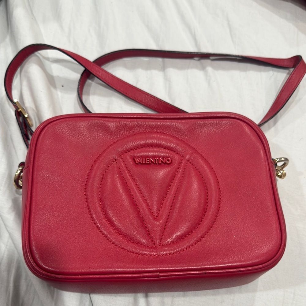 Valentino Red Crossbody Camera Bag